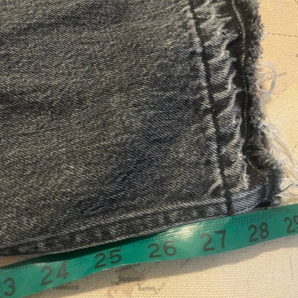 SLVRLAKE Rider Break Down Split
Hem Jeans Straight Leg Black Denim Size 31 - Picture 14 of 16